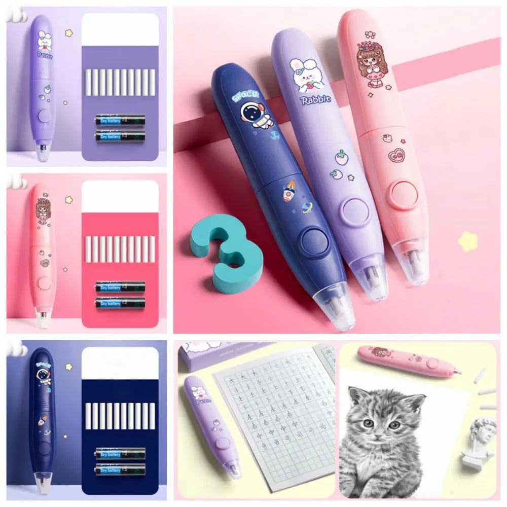 Gomme électrique de remplacement de noyau avec des maux quotidiens, moins de débris de caoutchouc économe en main-d 'œuvre, gomme automatique, ne laisse pas de marque