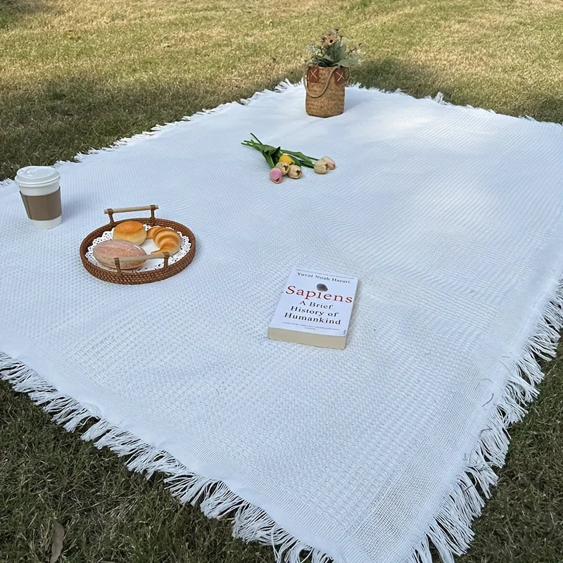 Couverture de camping, tapis de pique-nique, durable, légère, imperméable, lavable à la main, adaptée à un usage extérieur sur les pelouses et les tentes