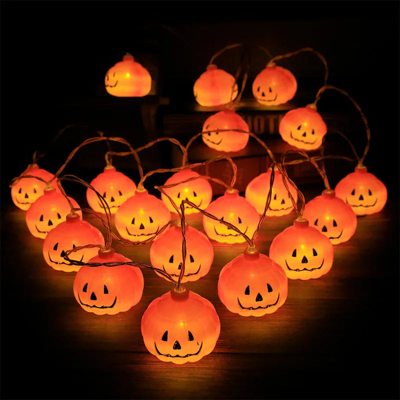 Guirxiété lumineuse LED portable pour Halloween