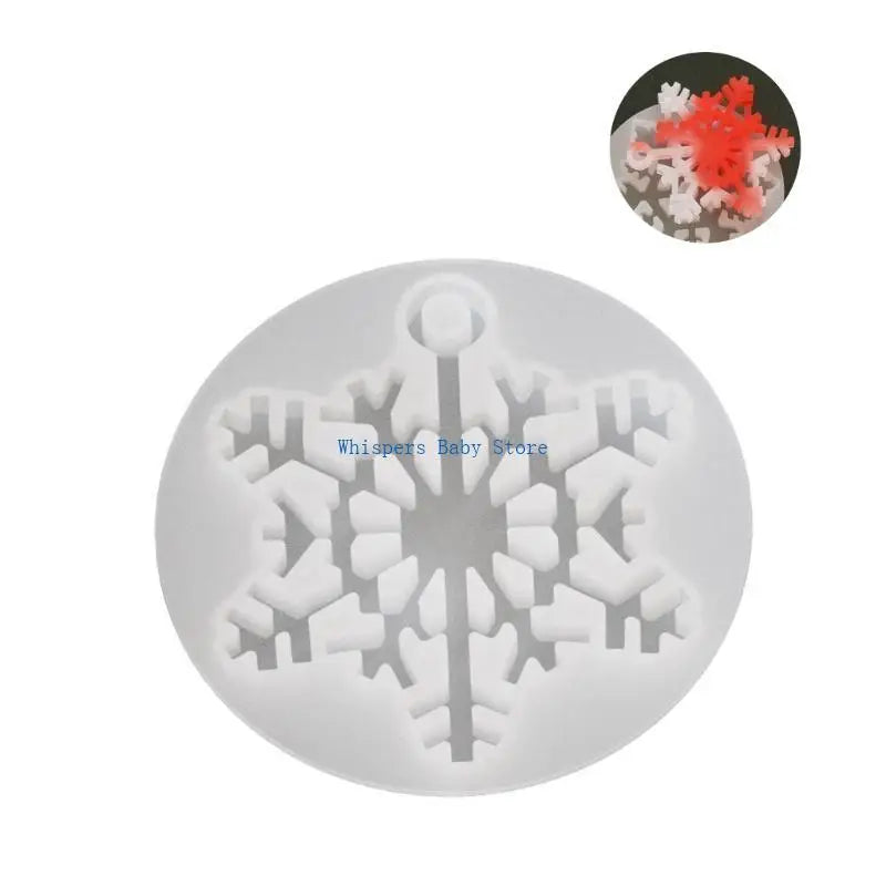 U90E Moules flocons neige en résine époxy réutilisables pour les boucles d'oreilles les clés