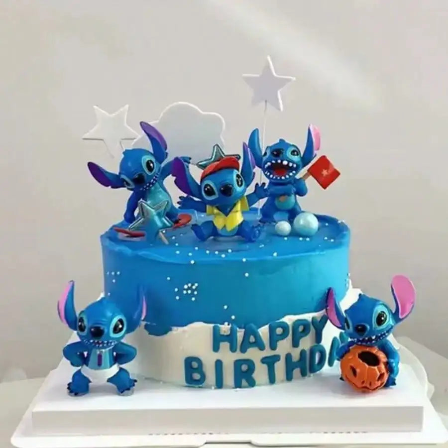 Décoration de gâteau de dessin animé, 10 pièces, décoration de fête d'ornement de voiture mignon de dessin animé, carte de lettre joyeux anniversaire, cuisson créative