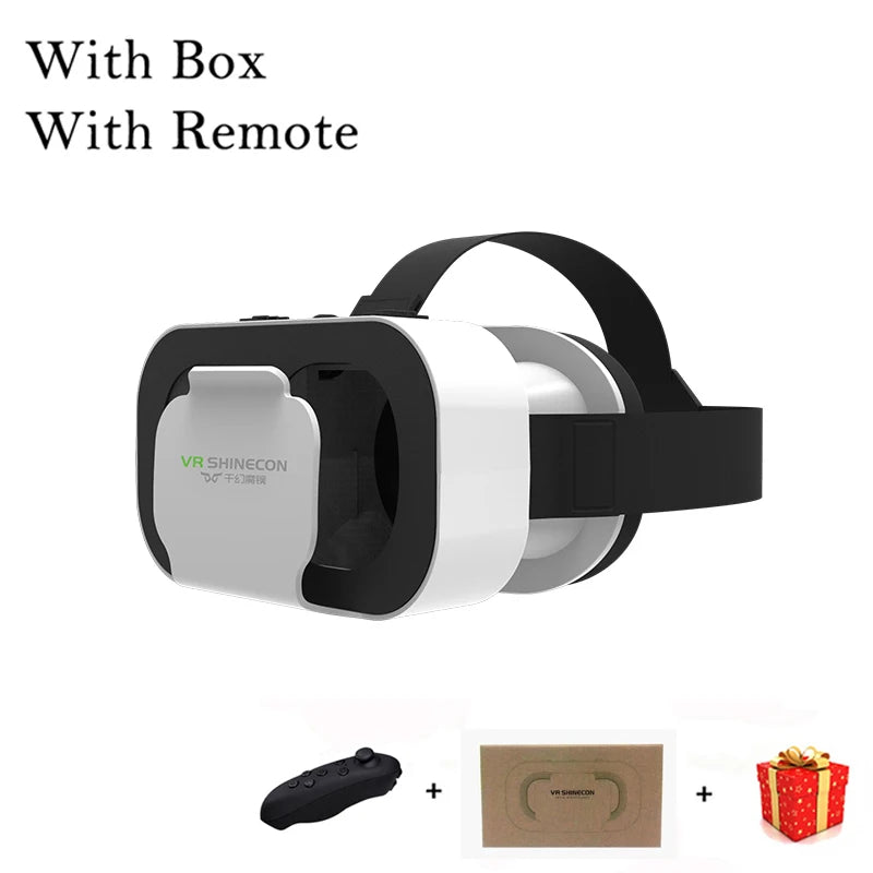 Lunettes VR de réalité virtuelle 3D, pour téléphone portable, Smartphones, casque de jeu de 7 pouces, avec lunettes Viar réelles, lentilles pour appareil portable