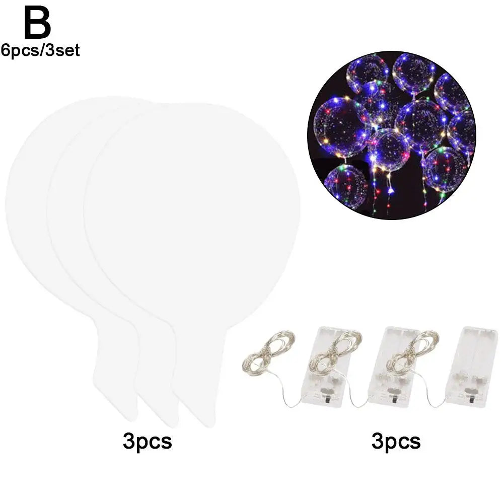 Ballons Bobo Ball avecLED lumineuse, 20 pouces