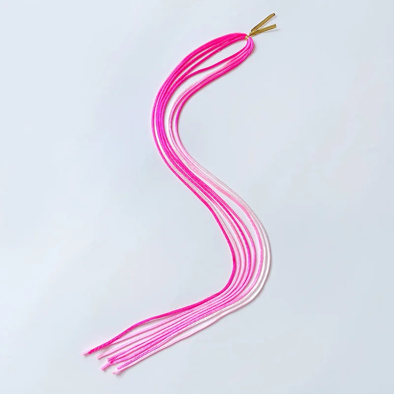 90 cm mélange coloré 4-30 pièces tresses de cheveux brins de corde pour tresses africaines filles bricolage queue de cheval tresses femmes style cheveux accessoires