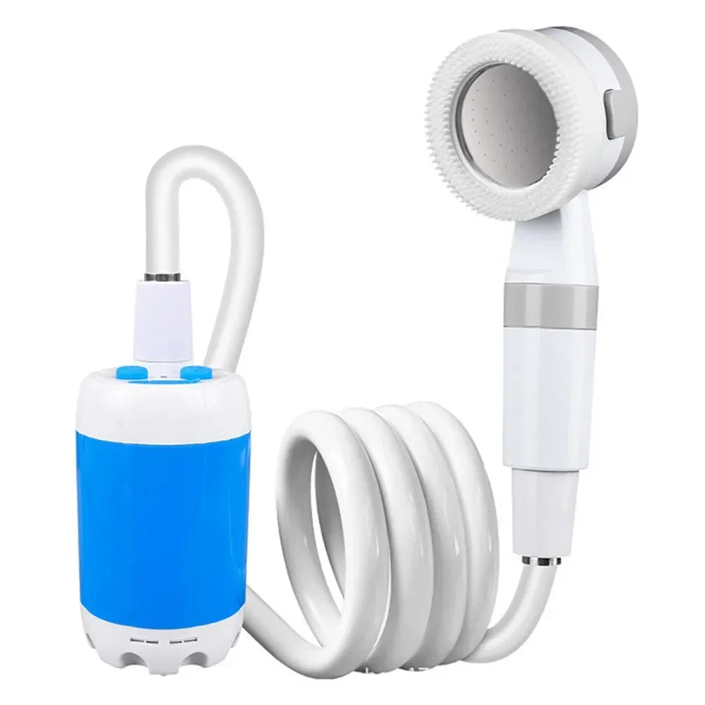Ensemble de douche de camping portable, douche d'extérieur, douche de randonnée électrique, sac à eau pour voyage, lavage de voiture, équipement de survie de camping