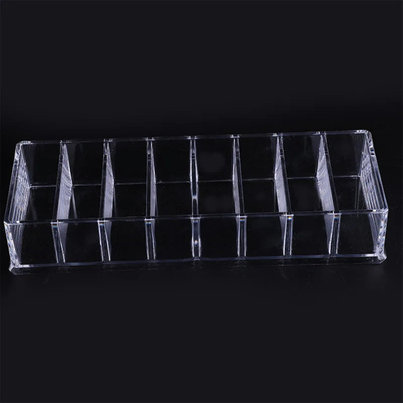 8 Compartments Makeup Organizer, Acrylic Cosmetic Storage Jewelry Display Boxes, Clear Drawer Organizers Case