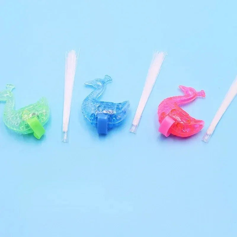 Bagues lumineuses paon Feimefeiyou, jouets innovants et enchanteurs