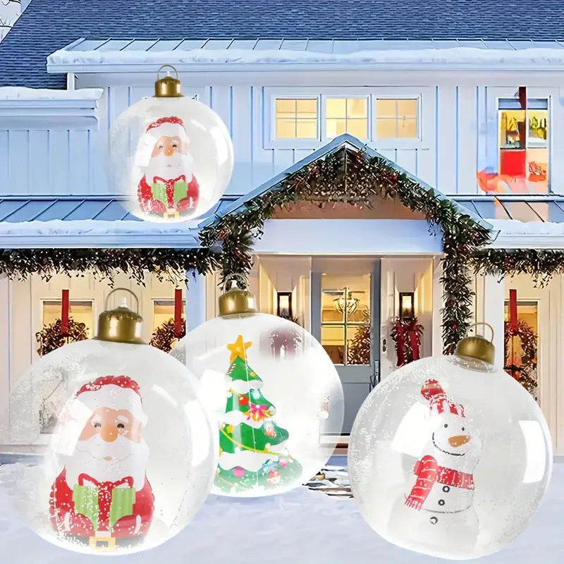Ballons de noël bonhomme de neige, décorations d'arbre de Noël