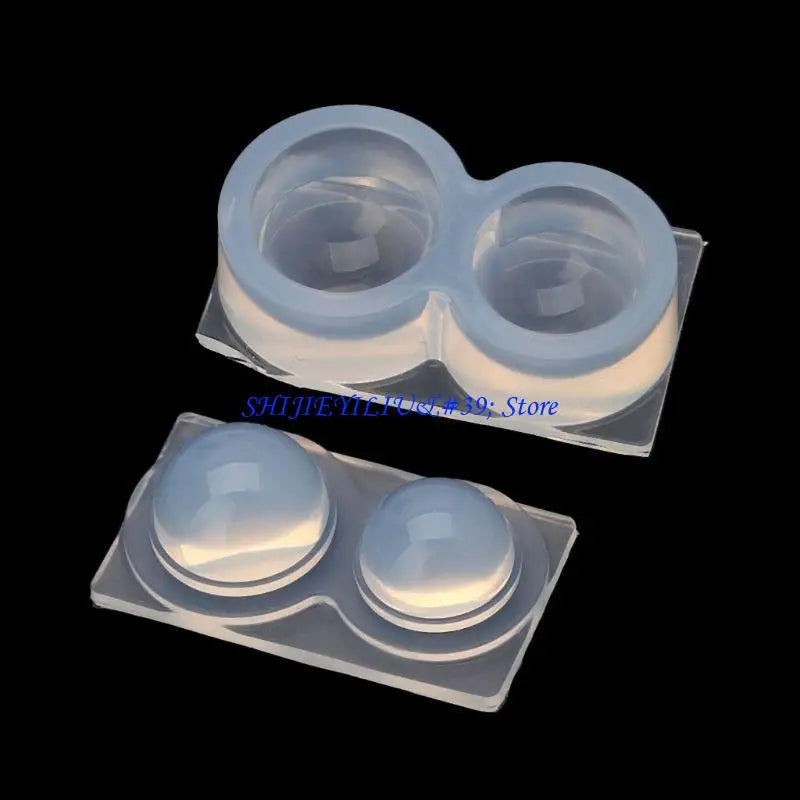 E21F Silicone Rond Moule résine Ellipse Moules