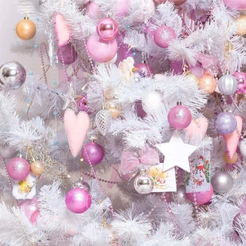 30 pièces 4-8CM grandes boules de Noël suspendues arbre de Noël pendentif