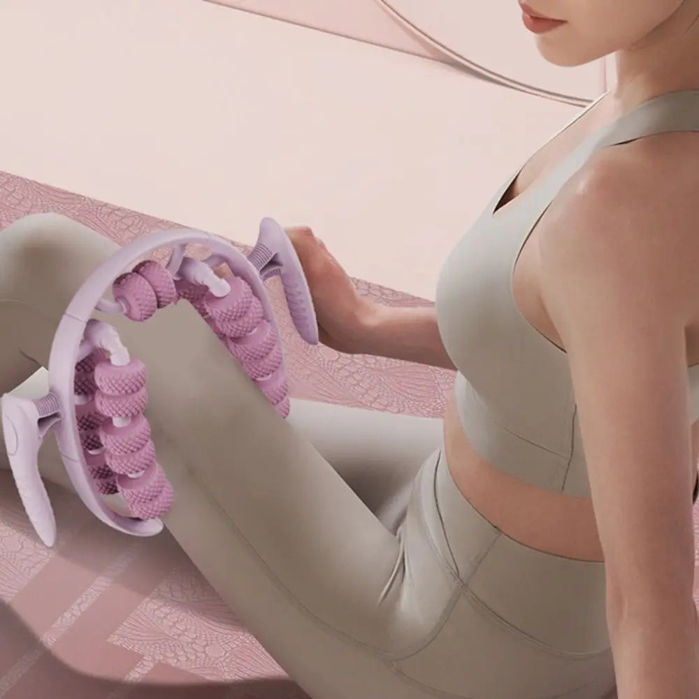 Ohio eur de jambes à pince à anneau de relaxation, massage complet à 360 °, 26 roues, rouleau de fatigue, relaxant musculaire des mollets, corps, instituts