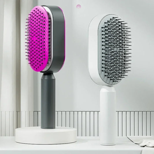 Brosse à Cheveux pour Femme, Peigne Anti-Perte de Cheveux, Airbag, Énergie du Cuir oral elu, Livraison Directe
