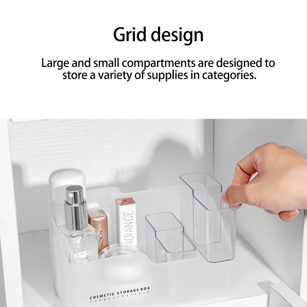 Cosmetic Organizer For Bathroom Dresser Bedroom Durable Makeup Organizers Storage Tray Make Up Organizer Box Joyero Maquillaje