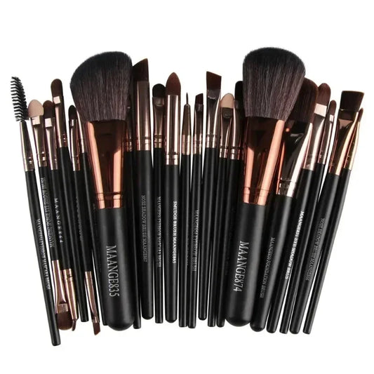 Ensemble de pinceaux de maquillage professionnels, kit d'outils de brosse de maquillage, fard à barrage, eye-liner, cosmétiques, 3 pièces, 13 pièces, 22 pièces