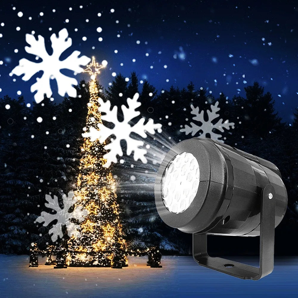 Projecteur de flocon de neige LED USB