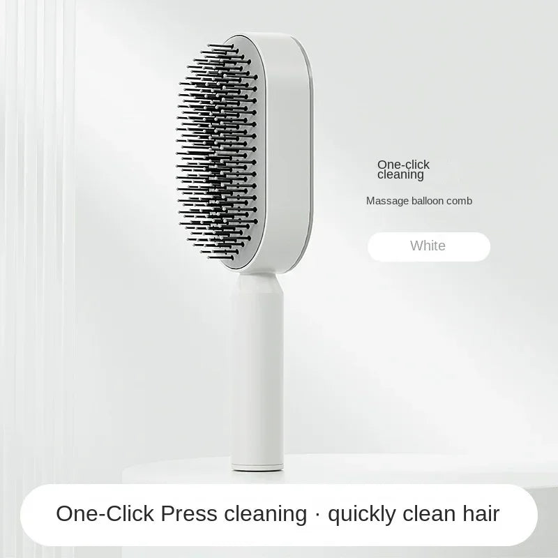Brosse à Cheveux pour Femme, Peigne Anti-Perte de Cheveux, Airbag, Énergie du Cuir oral elu, Livraison Directe