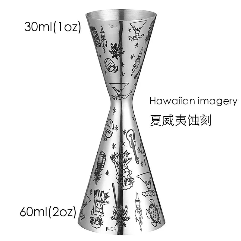 Doseur à cocktail double style japonais, mesure pour bar, outils de bar, 30/60 ml