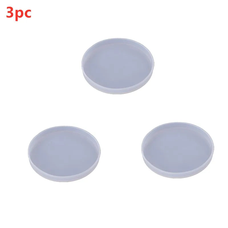 Moule en résine époxy cristal, dessous de verre carré avec boîte de rangement, moule miroir en Silicone pour résine, bricolage