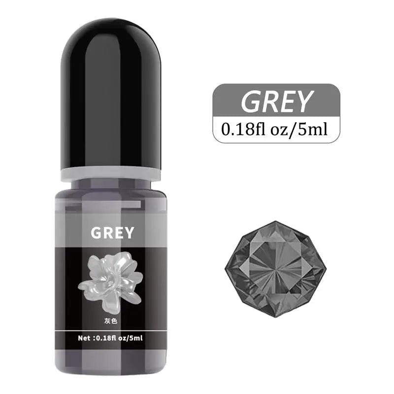 Pigment de résine d'élection xy, liquide, colorant de résine UV, tournant transparent pour résine UV, colle AB, coloration bricolage, fabrication de bijoux d'art, 5ml