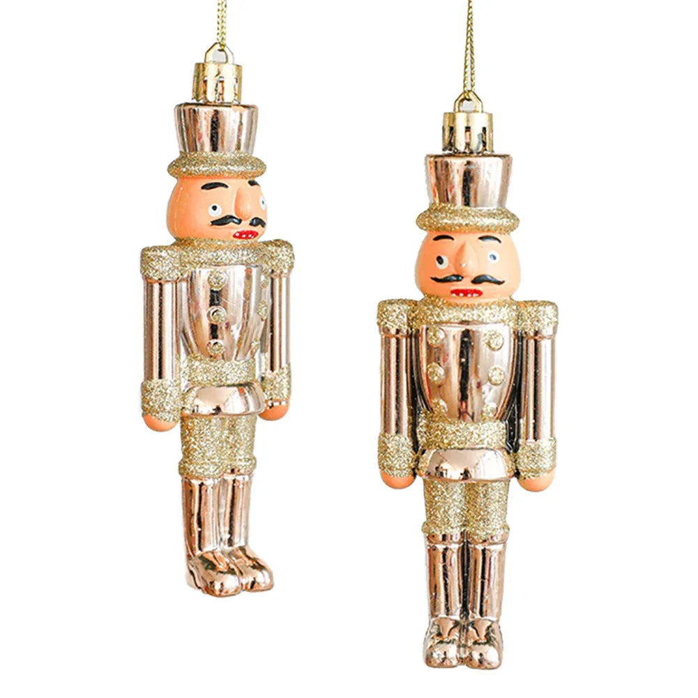 Boules de noël bonhomme de neige, 2 pièces, décoration d'arbre de noël suspendus