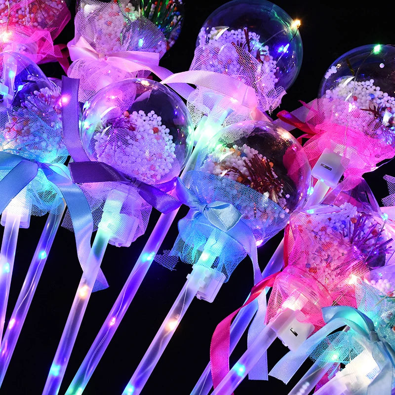 Ballons Bobo Shoous avec LED lumineuse, ensemble de ballons transparents 1pc