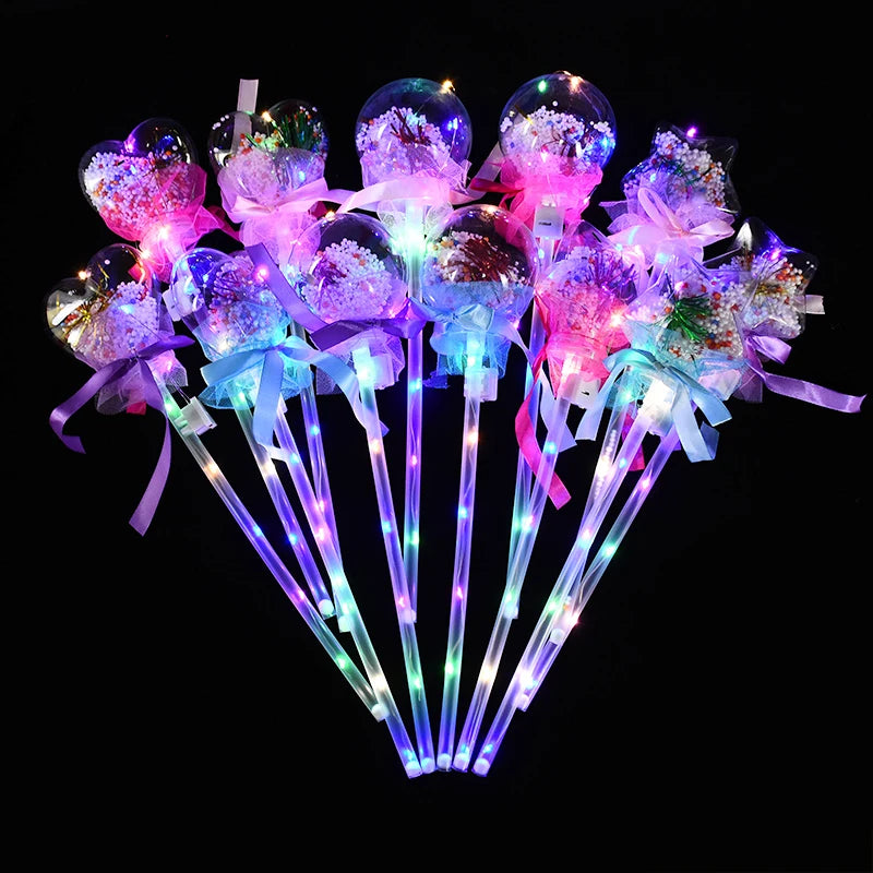 Ballons Bobo Shoous avec LED lumineuse, ensemble de ballons transparents 1pc