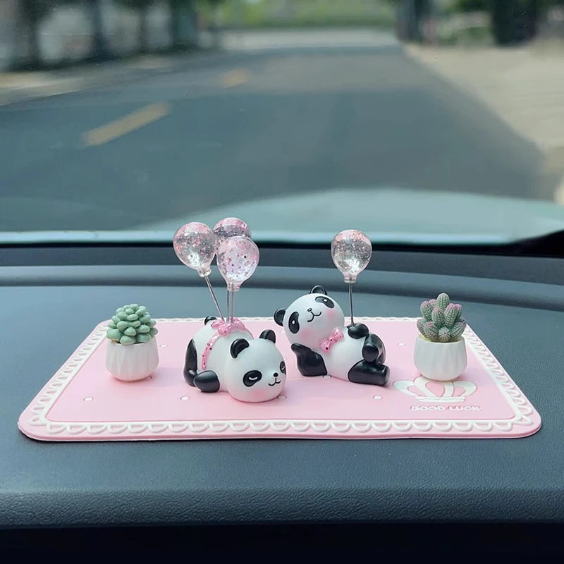 Ballon, animaux, créatif en résine, Animal Panda, décoration de voiture, ours, affichage d'ordinateur de maison, décoration de gâteau, cadeau de saint valentin