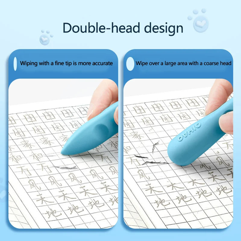 Gomme à trous très grand pour les élèves du primaire, sans marques ni sans copeaux, grande gomme créative pour les enfants sont durables