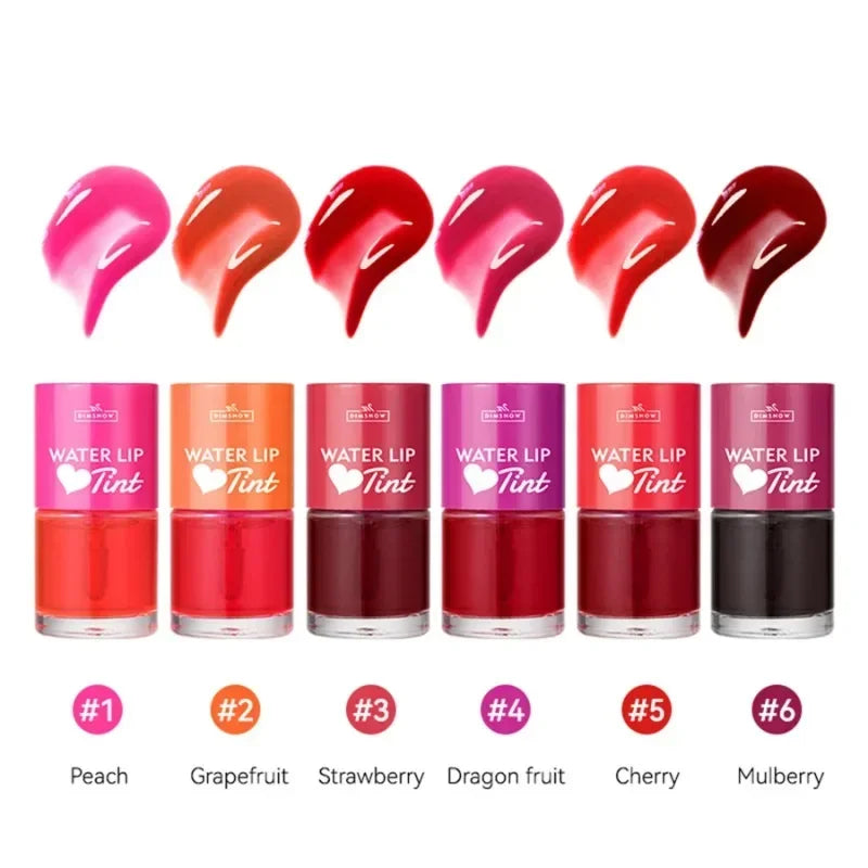Teinte teinture liquide rouge à lèvres et Blush 2 en 1 étanche miroir brillant à lèvres eau teinte à lèvres Non collant lèvres yeux joue maquillage cosmétique