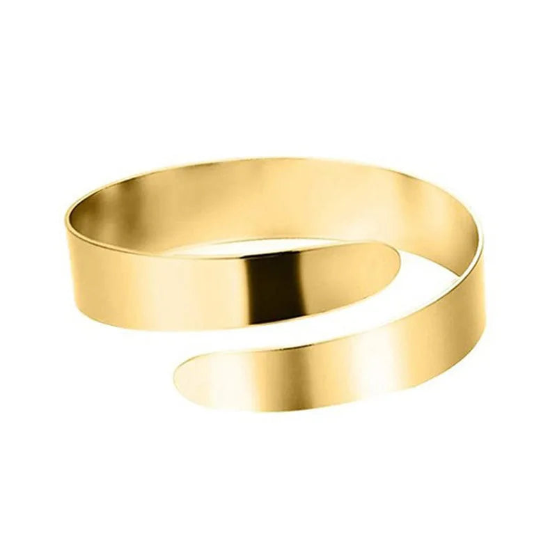 Nouveauté Bracelet de bras réglable couleur or brassard Bracelet mode Pulseiras Bijoux amant Bracelet Hip Hop bracelets pour femme
