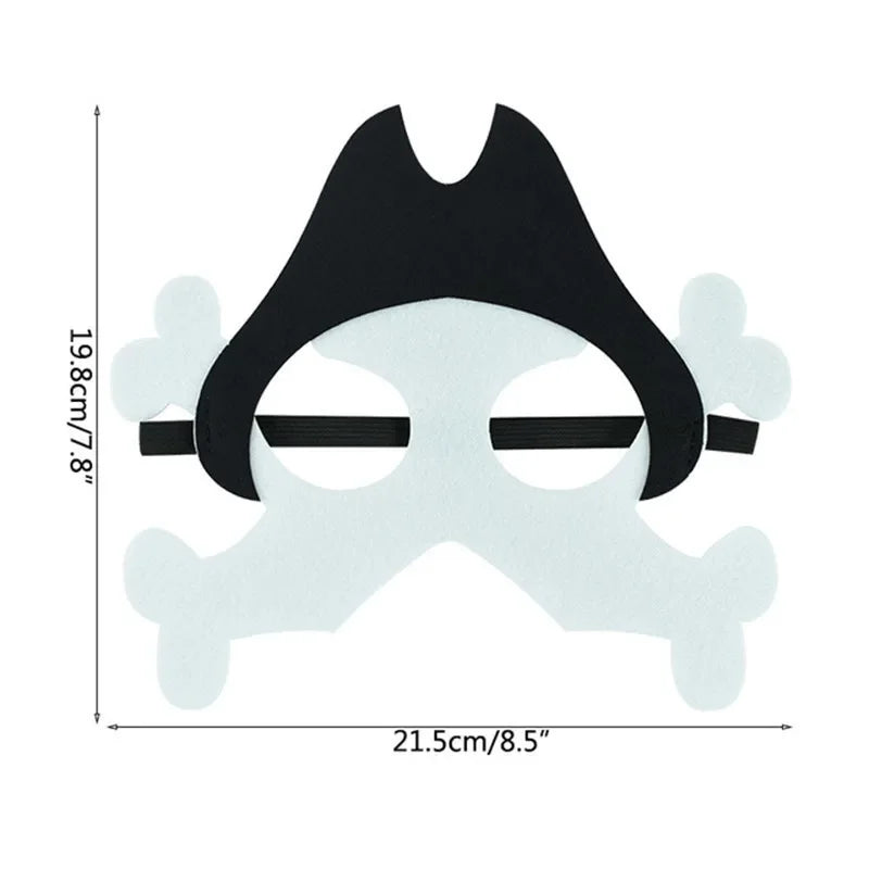 Masque fantôme citrouille d'halloween, bricolage, Festival fantôme pour enfants, accessoires de danse, fournitures de décoration d'halloween, masque pour les yeux en feutre