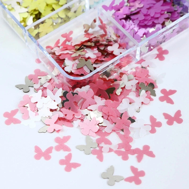 Lune étoile pour résine époxy moule papier remplissage matériel or argent résine Pigment bricolage D0LC