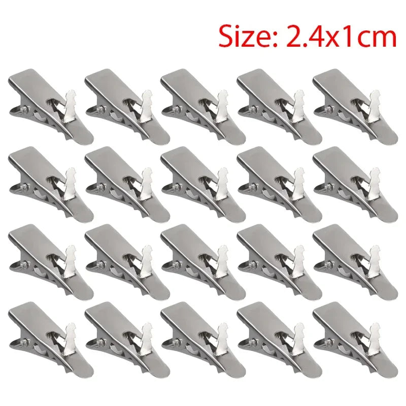 Grandes fleurs de noël artificielles à paillettes avec Clips, fausses fleurs