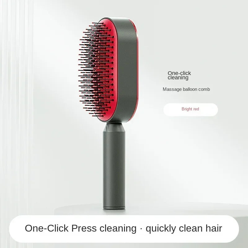 Brosse à Cheveux pour Femme, Peigne Anti-Perte de Cheveux, Airbag, Énergie du Cuir oral elu, Livraison Directe