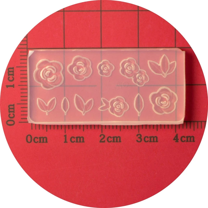 Moule pour Art, résine époxy UV, colle en Silicone, moule à fleurs tridimensionnel