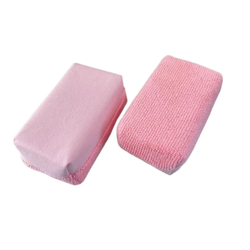 Tampons applicateurs de cire de voiture en Microfibre, éponge de cire douce pour détail automobile, mousse rectangulaire, soins de peinture automobile, tampon de polissage, nettoyage automobile