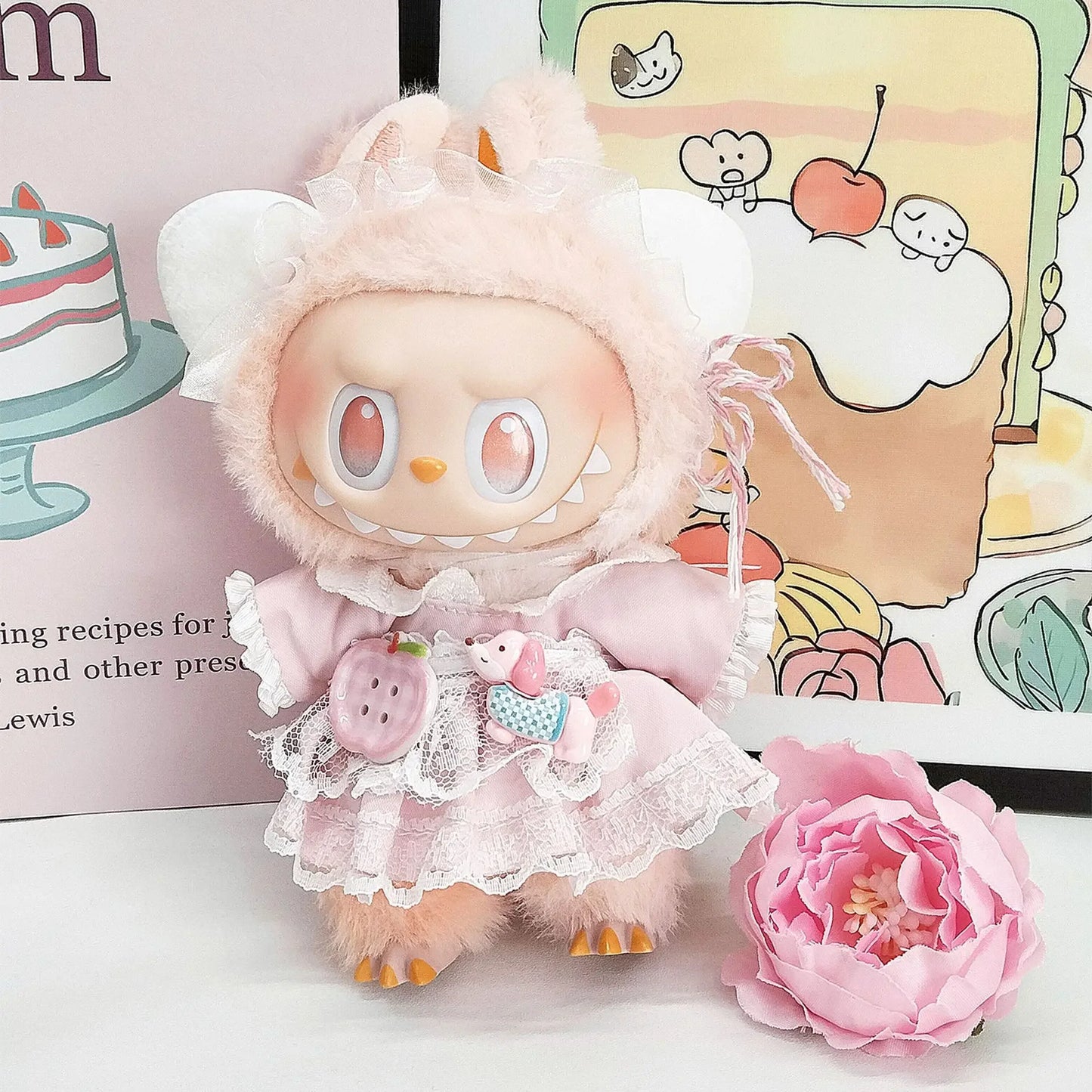 Labubu 3.0 Style dessin animé vêtements mignons Ropa Labubu pour V1/V2/V3 Labubu poupées décoration