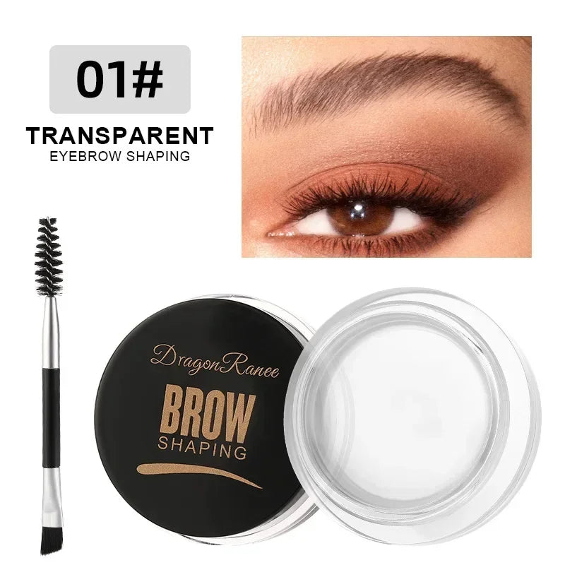 Eyeliner mat crème à sourcils Gel imperméable longue durée contour marron noir crème à sourcils crème à sourcils sauvages correcteur