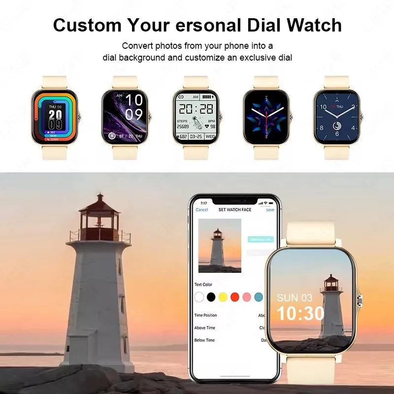 Xiaomi MIJIA 2025 nouvelle montre intelligente Bluetooth appel musique fréquence cardiaque tensiomètre Smartwatch pour femmes hommes cadeaux de vacances