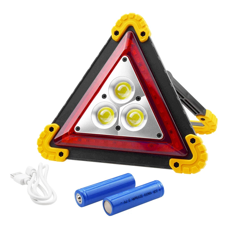 Lumière de secours LED aste pour l'installation de véhicules, Trilight Triangle, Analyste de sécurité de voiture, Accessoires, Danger d'iode, 4 modes