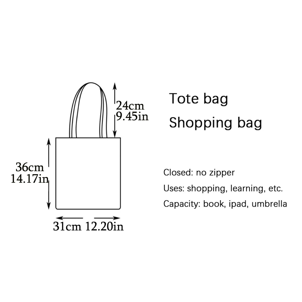 Conte de fées monde belle enfant cadeau sacs à provisions mignon dessin animé fille Double impression réutilisable toile Shopper sac dame sac à main fourre-tout