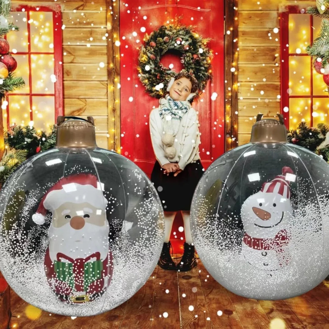 Ballons de noël bonhomme de neige, décorations d'arbre de Noël