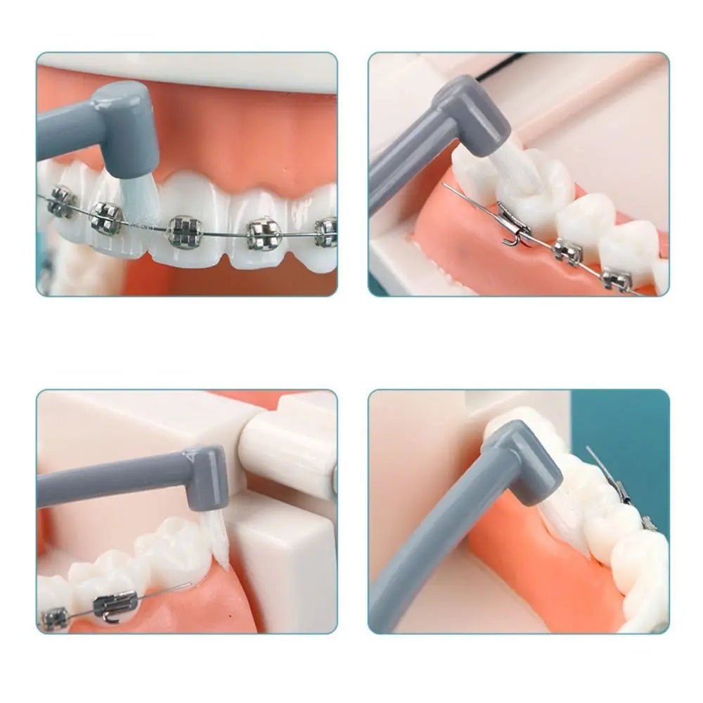 Interdental Tooth Brush Orthodontic Teeth Braces Cleaning Head Flat Single Brush Pointed Toothbrush Dental Stain Toothbrush