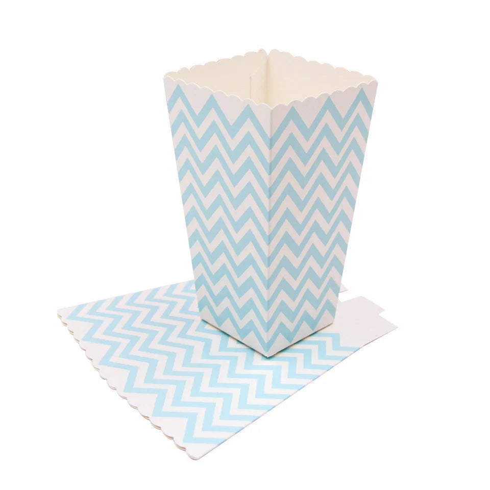 Nouveau ! Lot de 12 boîtes/gobelets à popcorn roses, décorations de fête à thème