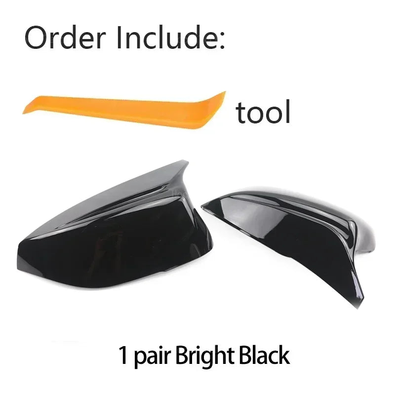 Couvercle de miroir noir en Fiber de carbone, pour Infiniti Q50 Q60 QX30 Q70 2014 – 2022, paire de housses de rétroviseurs latéraux extérieurs
