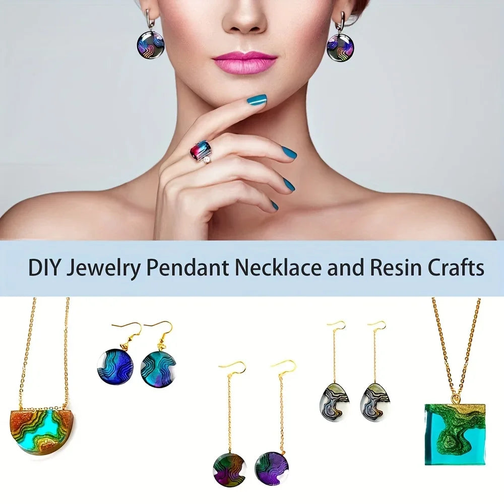 Boucles d'oreilles en cristal, moule en Silicone époxy pour bijoux, boucles d'oreilles, pendentif, fabrication de Style marin, moules en résine époxy UV, artisanat, outil de bricolage