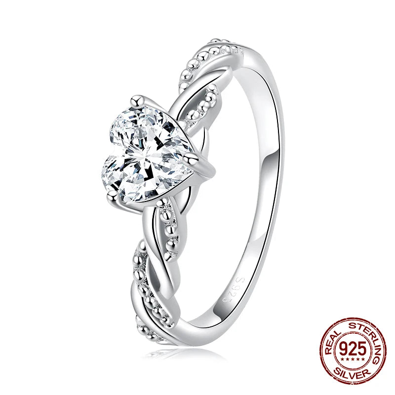 Bague couleur argent femme