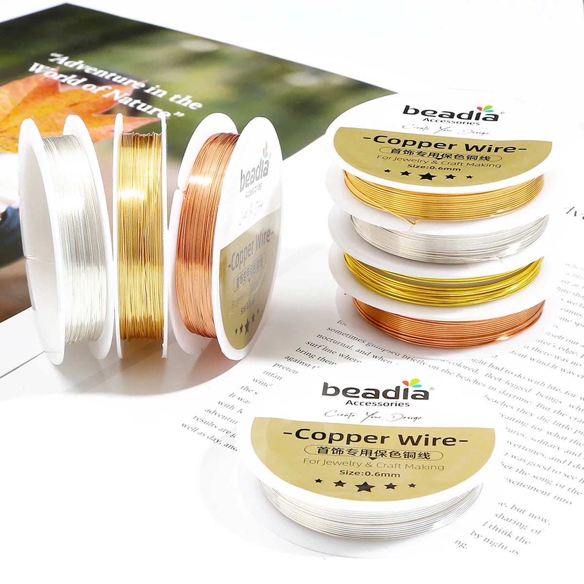 Fil de cuivre pur de 0,3 mm-1,0 mm, rétention de couleur longue durée