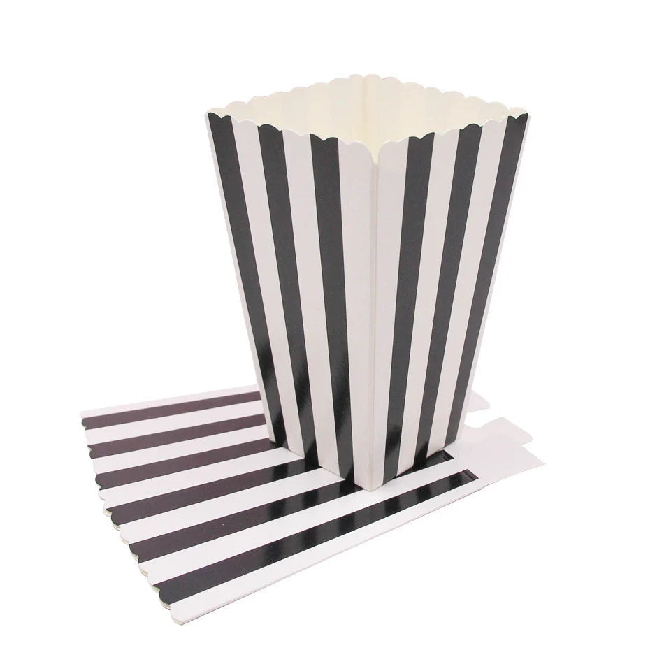 Nouveau ! Lot de 12 boîtes/gobelets à popcorn roses, décorations de fête à thème