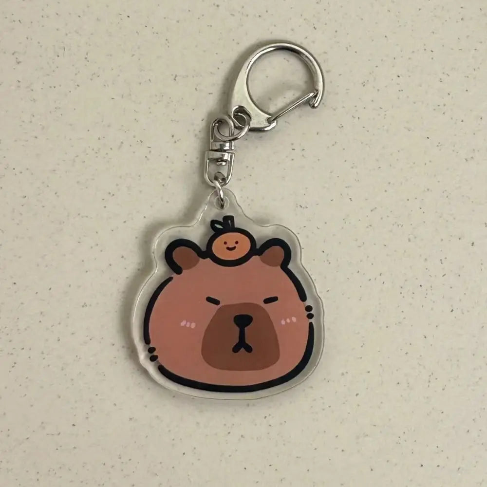 INS Capybara – sac à stylos à quatre couches de grande capacité, trousse à crayons de dessin animé mignon, organisateur de papeterie